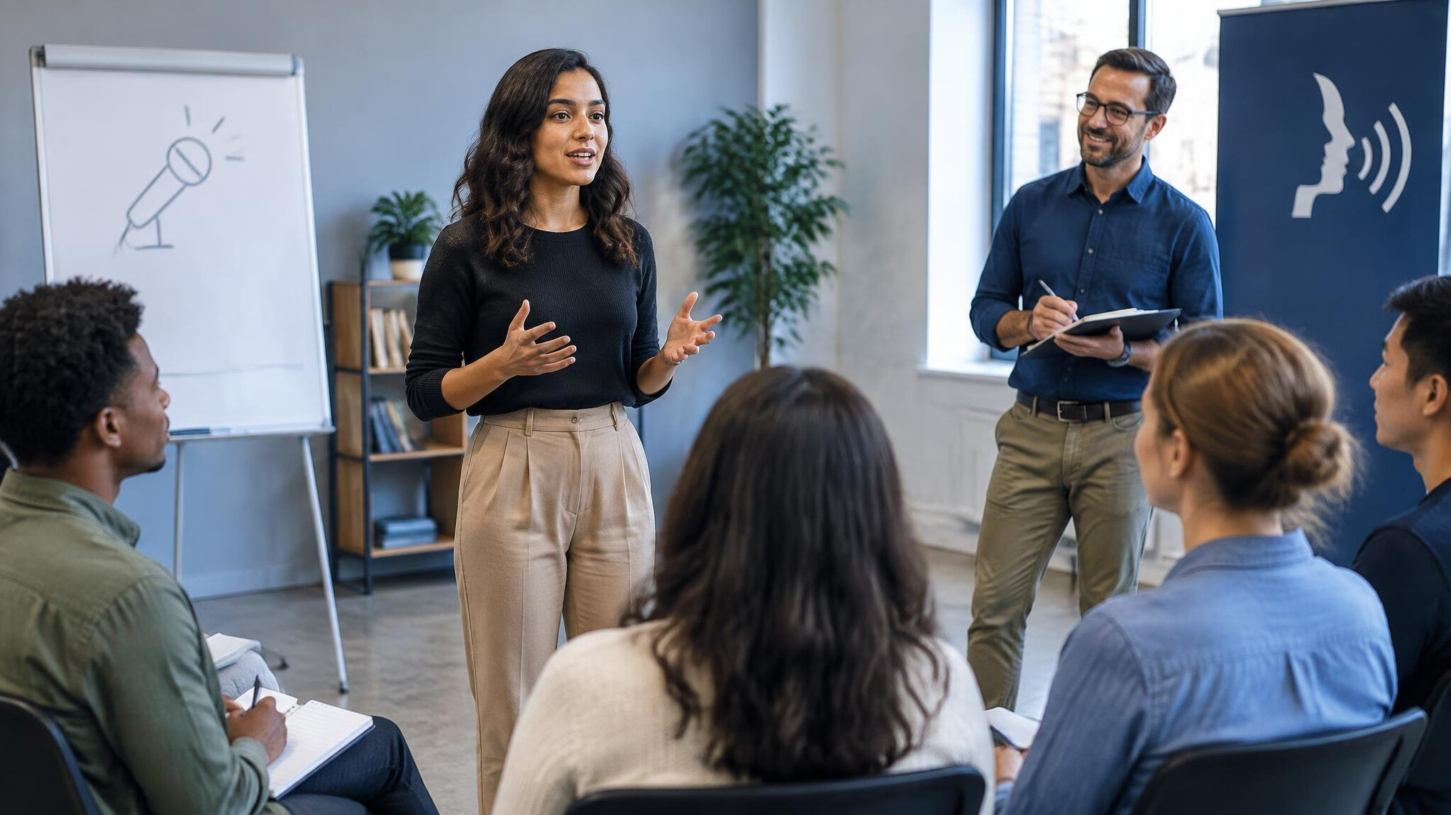 group workshop public speaking